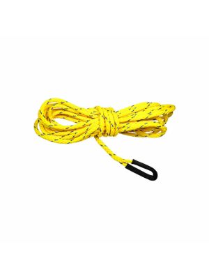 Rope Assembly for Underground Recycling Cleat - Yellow, 10mm dia, 8m long with loop at one end