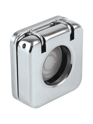Push Button, E1, Stainless Cover, Hole