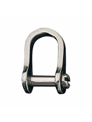 Shackle,D,Slotted Pin 5/32”,L:15mm,W:10mm