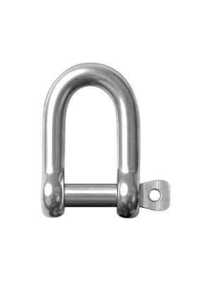 Shackle,D,Forged,Pin:6mm L:25mm W:13mm